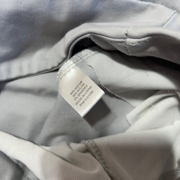 LULU B Womens Sz 14 Light Blue Pull-On Straight Leg Pants - Picture 4 of 8